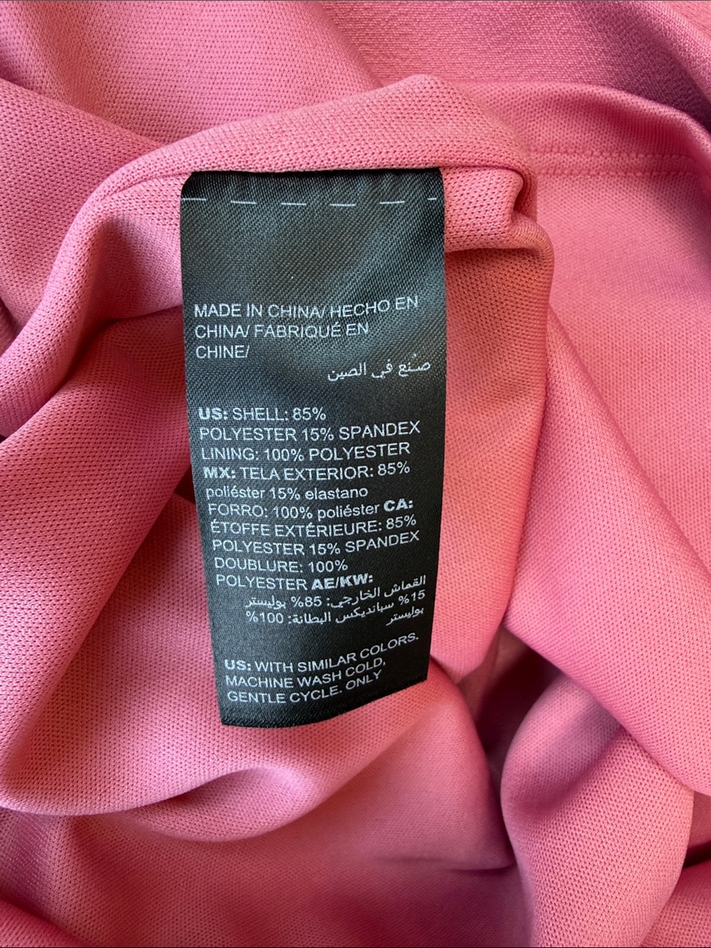 NWOT White House Black Market Pink Wrap-Front Dress with Waist Tie Size 2 - Picture 9 of 10